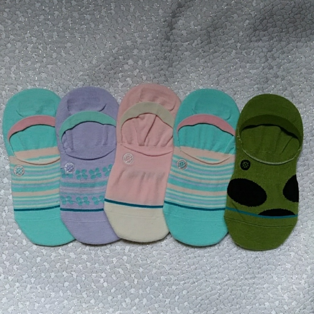 5 pairs Stance Gamut Super Invisible No Show Socks